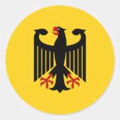 Duitsland wapen sticker (Voorkant)