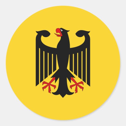 Duitsland wapen sticker (Voorkant)