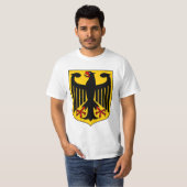 Duitsland Wapenmunt Shirten T-shirt (Voorkant volledig)