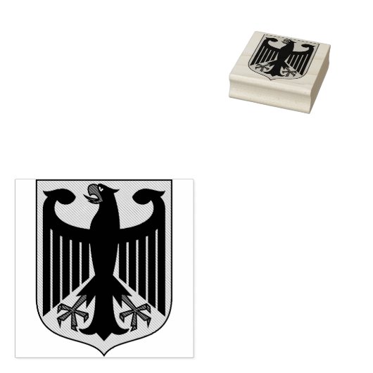 Duitsland Wapenrubberen stempel (Gestempeld)