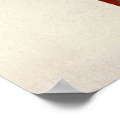 Duitsland Waterverf Map (Deutschland) Poster (Hoek)