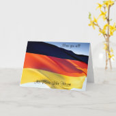 Duitsland wenskaarten kaart (Gele Bloem)