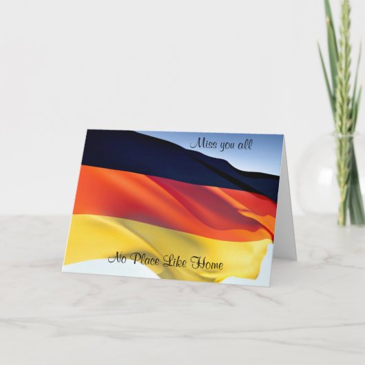 Duitsland wenskaarten kaart (Voorkant)