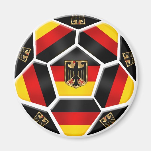 Duitsland Wereldbeker 2014 Euro 2012 Voetbal Magneet (Voorkant)