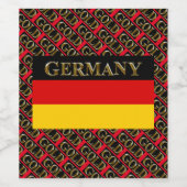 DUITSLAND WIJN ETIKET (Enkel label)