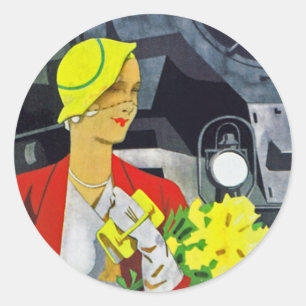 Duitsland wil je zien ronde sticker