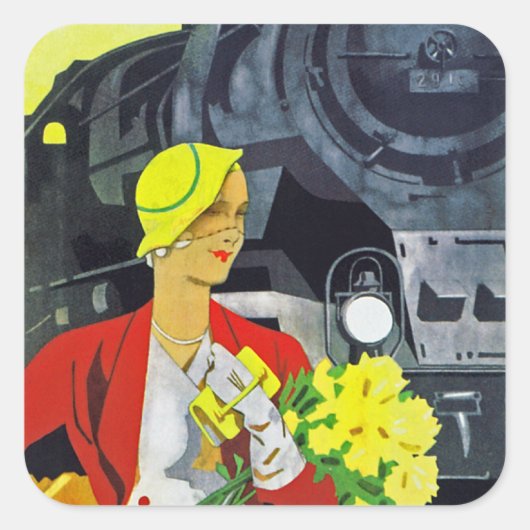 Duitsland wil je zien vierkante sticker (Voorkant)