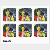 Duitsland wil je zien vierkante sticker (Vel)