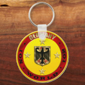 Duitsland World No 1 Luxury Eagle Shield Sleutelhanger (Voorkant)
