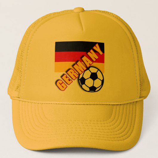 DUITSLAND World Soccer Fan Tshirts Trucker Pet (Voorkant)