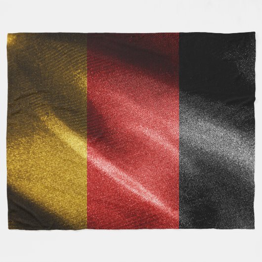 Duitsland zijde vlag fleece deken (Voorkant (Horizontaal))