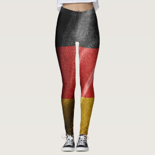 Duitsland zijde vlag leggings