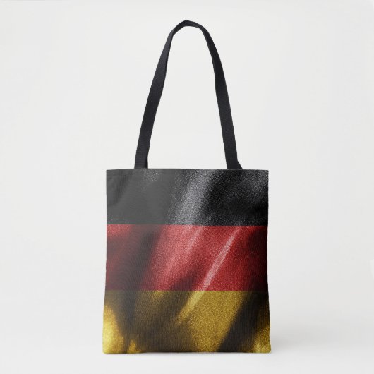 Duitsland zijde vlag tote bag (Voorkant)