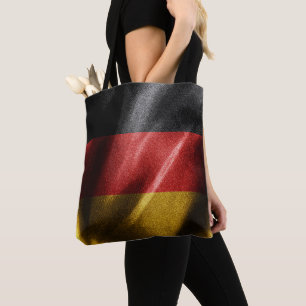 Duitsland zijde vlag tote bag