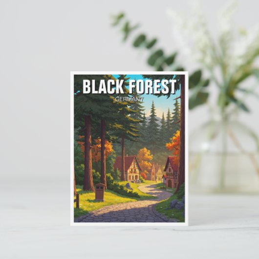 Duitsland Zwarte Woud Reizen Briefkaart (Staand voorkant)