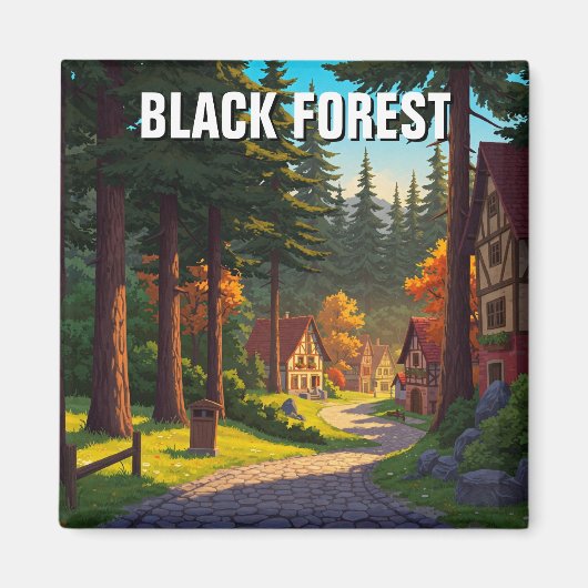 Duitsland Zwarte Woud Reizen Magneet (Voorkant)
