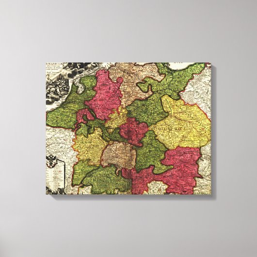 DuitslandPanoramaDuitsland Canvas Afdruk (Voorkant)