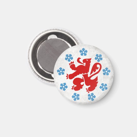 Duitstalige Gemeenschap België Magneet (Voorkant / Achterkant)