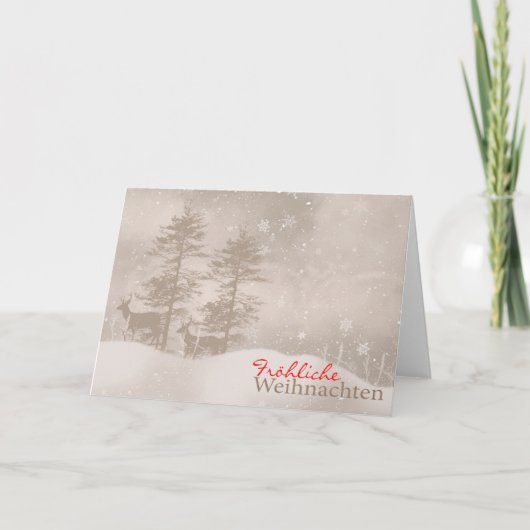 Duitstalige prettige feestdagen (plural:) Modieuze (Voorkant)