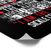 Duivel2- Sikkelcelanemie Bewustzijn Supporter Rib Poster (Hoek)