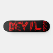 Duivel 666 Skateboard (Horizontaal)