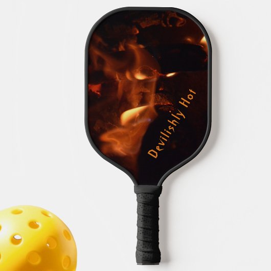 Duivel Burning Flames Pickleball Paddle