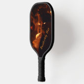 Duivel Burning Flames Pickleball Paddle (Links)