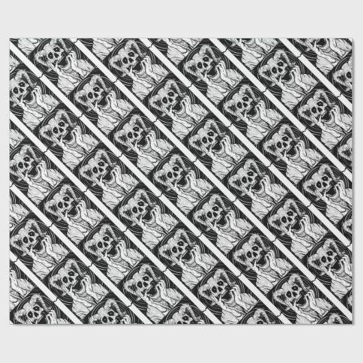 duivel cadeaupapier (Vlak)