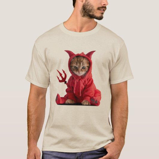 DUIVEL CAT T-SHIRT (Voorkant)