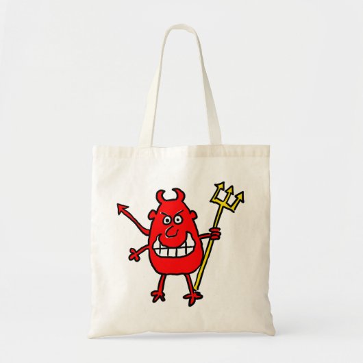 Duivel Damesontwerpen Tote Bag (Voorkant)