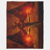 DUIVEL en DISCIPEL Fleece Deken (Voorkant)