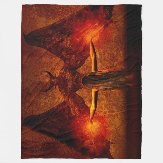 DUIVEL en DISCIPEL Fleece Deken (Voorkant)