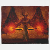 DUIVEL en DISCIPEL Fleece Deken (Voorkant (Horizontaal))