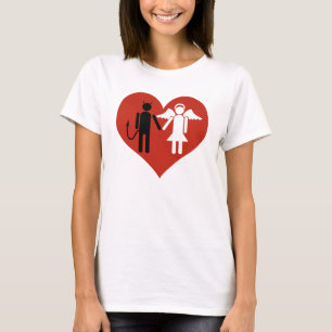 Duivel en Engel in Liefde - Shirt