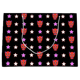 Duivel en sterren cool retro Satan Groot Cadeauzakje
