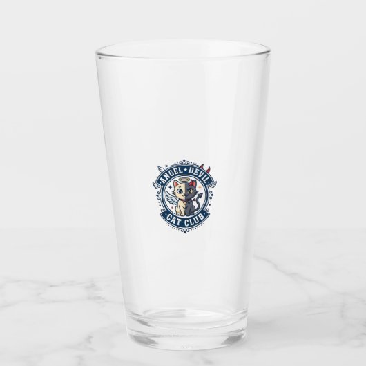 Duivel Engel Kat Kat Moeder Cadeau Idee - Duivel E Glas (Voorkant)