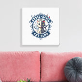 Duivel Engel Kat Kat Moeder Cadeau Idee - Engel Du Canvas Afdruk (Insitu (Woonkamer))