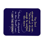 Duivel fluisterde in mijn oor Magneten Christelijk (Horizontaal)