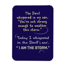 Duivel fluisterde in mijn oor Magneten Christelijk