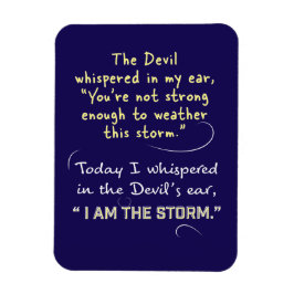 Duivel fluisterde in mijn oor Magneten Christelijk