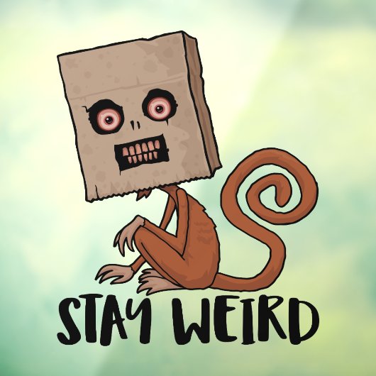 duivel, hel, schattig, demon, kwaad, satan, hallow raamsticker (Vel 3)