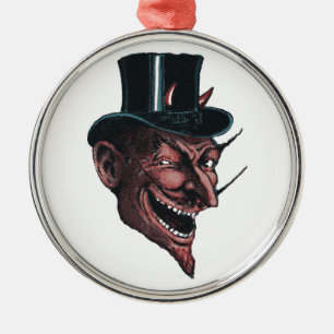 Duivel in een Ornament Tophat