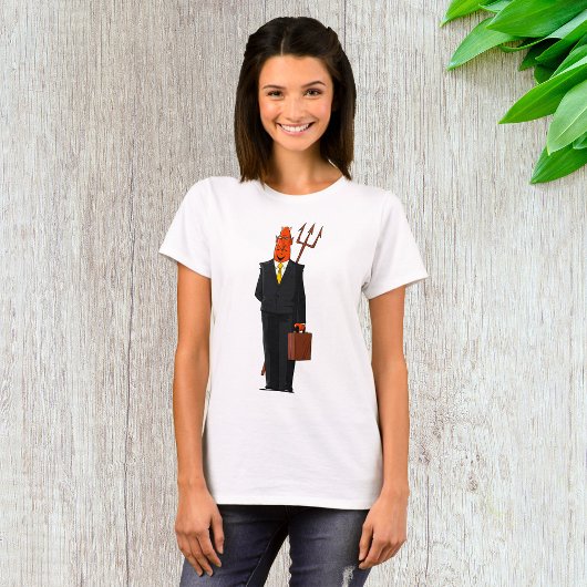 Duivel in een pak t-shirt
