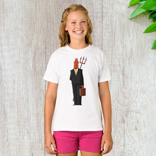 Duivel in een pak t-shirt