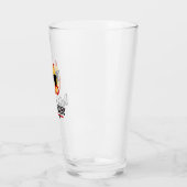 duivel in vermomming Emoji Heet Trendy Grappig Glas (Links)