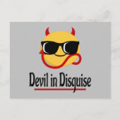 duivel in vermomming Emoji Hot Trendy Funny Briefkaart (Voorkant)