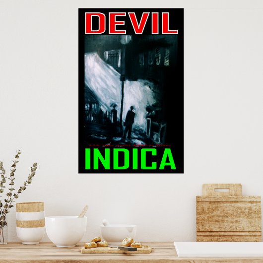 DUIVEL INDICA POSTER (Keuken)