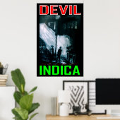 DUIVEL INDICA POSTER (Thuiskantoor)