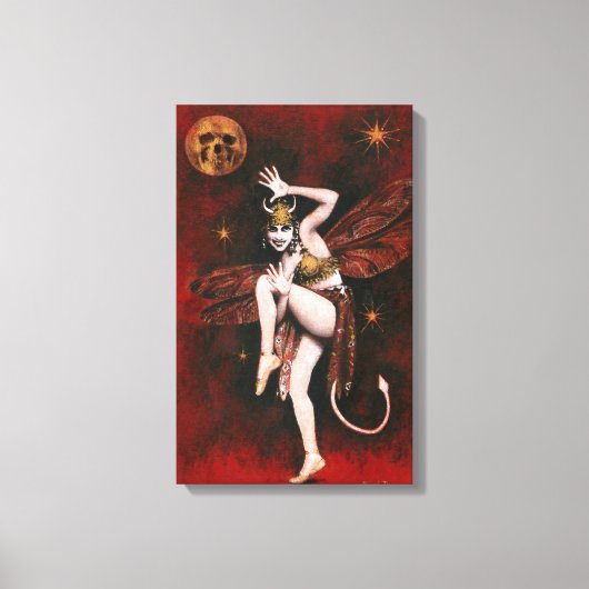 Duivel Lady Dancer Wrapped Canvas (Voorkant)