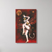 Duivel Lady Dancer Wrapped Canvas Afdruk (Voorkant)